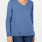 Suéter jeans feminino Karen Scott azul tamanho 3X