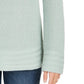 Suéter pulôver feminino estilo boxy knit verde tamanho grande