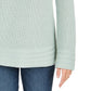 Suéter pulôver feminino estilo boxy knit verde tamanho médio