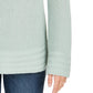 Suéter pulôver feminino estilo boxy knit verde tamanho pequeno