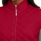 Colete acolchoado feminino Karen Scott vermelho brilhante tamanho pequeno