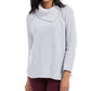 Suéter feminino de malha Pointelle da Style &amp; Co, cinza, tamanho médio