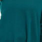 Suéter túnica feminino com decote em V estilo &amp; co, verde, tamanho pequeno