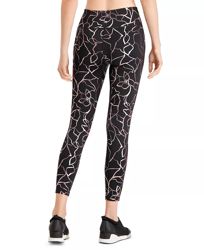 Leggings femininas estampadas Ideology Luster pretas tamanho XXG