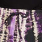 Shorts femininos tie-dye da INC International Concepts, tamanho médio, roxo, pequeno