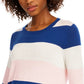 Suéter listrado feminino Maison Jules azul tamanho X-Large