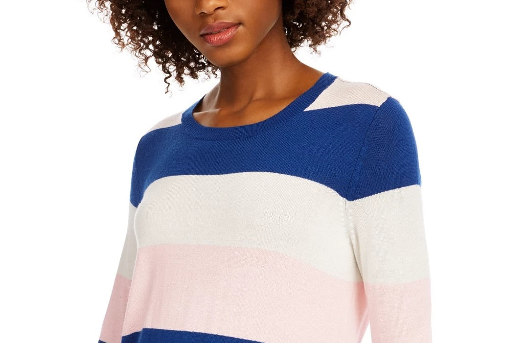 Suéter listrado feminino Maison Jules azul tamanho X-Large