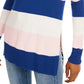Suéter listrado feminino Maison Jules azul tamanho X-Large