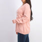 Karen Scott Suéter Feminino com Apliques de Floco de Neve Rosa Tamanho Grande