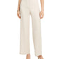 Calça feminina Alfani Petite Snake-Embossed Wide Leg, tamanho 0, marrom médio
