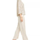 Calça feminina Alfani Petite Snake-Embossed Wide Leg, tamanho 0, marrom médio