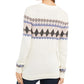 Suéter feminino Fair Isle Charter Club, tamanho natural, médio