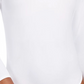 Body feminino Bar III com decote redondo, branco, tamanho pequeno