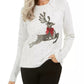 Karen Scott Suéter Feminino Rena com Lantejoulas Branco Tamanho X-G