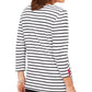 Karen Scott Sport Top Listrado Colorblocked Vermelho Brilhante Tamanho Grande