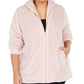 Jaqueta Sherpa Acolchoada Plus Size Ideology Feminina Rosa Tamanho 1X