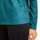 Top feminino estampado com recorte nas costas, verde, tamanho extra grande