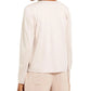 INC International Concepts Topper de pele de cordeiro estampado feminino, branco, tamanho grande