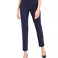 Calça Alfani Feminina Slim Fit com Bolso para Moedas Azul Tamanho 4 Petite