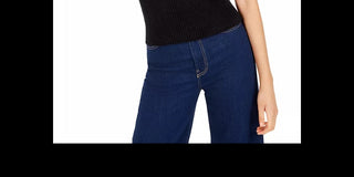 Blusa regata feminina Bar III Becca Tilley X com gola simulada, preta, tamanho X-S