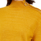 Suéter feminino com zíper lateral da INC International Concepts, amarelo, tamanho X-Large