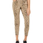 Calça jeans skinny estampada com controle de barriga curvilínea Style &amp; Co feminina, marrom, tamanho 8