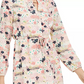 Vestido estampado com cordão feminino Maison Jules, rosa, tamanho grande