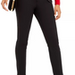 Calça feminina afunilada com detalhes de laço da INC International Concepts, preta, tamanho 2