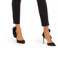 Calça feminina afunilada com detalhes de laço da INC International Concepts, preta, tamanho 2