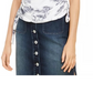 Blusa feminina com estampa toile e franzidos laterais, branca, tamanho grande, da INC International Concepts