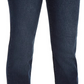 Jeans feminino estilo &amp; co moderno reto cintura média azul tamanho 6