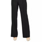 Calças Alfani Femininas Pintuck Tummy Control Pretas Tamanho 4 Petite