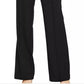 Calças Alfani Femininas Pintuck Tummy Control Pretas Tamanho 4 Petite
