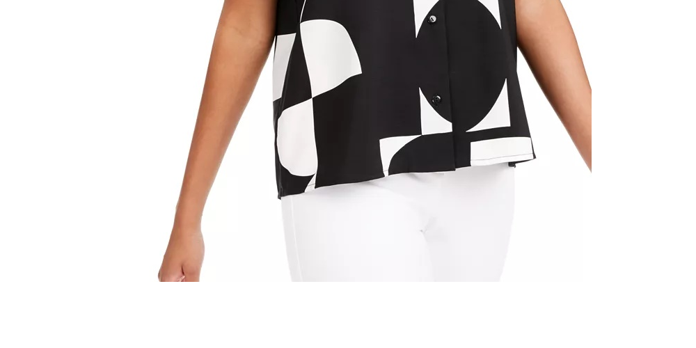 Blusa Alfani Feminina Colorblock Preta Tamanho P