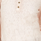 Top Henley de renda feminino Style &amp; Co, branco, tamanho grande