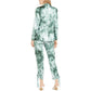 Blazer Tie Dye Feminino INC International Concepts Verde Tamanho Pequeno