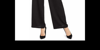 BCX Junior's Wide Leg Paperbag Pants Black Size Small