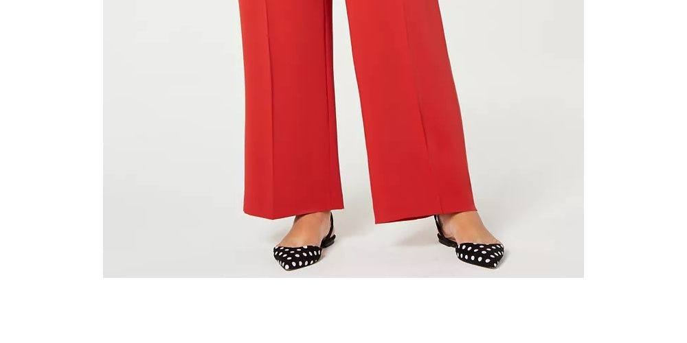 Calça Flare-Botton Plus Size da Bar III Feminina, Tamanho 3X