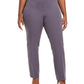 Calça feminina Anne Klein plus size com frente lisa e stretch, cinza, tamanho 24W