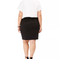 BCX Feminino Trendy Plus Faux Fur Shrug Branco Tamanho X-G