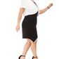 BCX Feminino Trendy Plus Faux Fur Shrug Branco Tamanho X-G