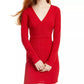 Vestido infantil com glitter nas costas abertas, tamanho 9, vermelho, da City Studios