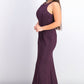 Vestido de malha com glitter feminino Nightway, roxo, tamanho 4