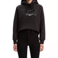 Moletom com capuz esportivo feminino Levi's com estampa de lantejoulas, preto, tamanho grande