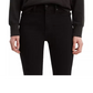 Moletom com capuz feminino Levi's com estampa de logotipo metálico, preto, tamanho médio