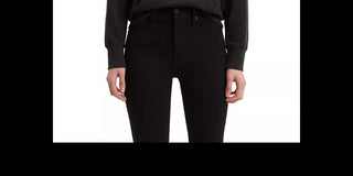 Levi's Women's Metallic Logo Print Hoodie Black Size X-Large