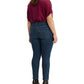 Calça Jeans Skinny Plus Size Rasgada Levi's Feminina Azul Médio Tamanho 20