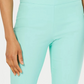 Calça feminina Charter Club Petite Cambridge Tummy-Control Slim-Leg Azul Tamanho 2PS