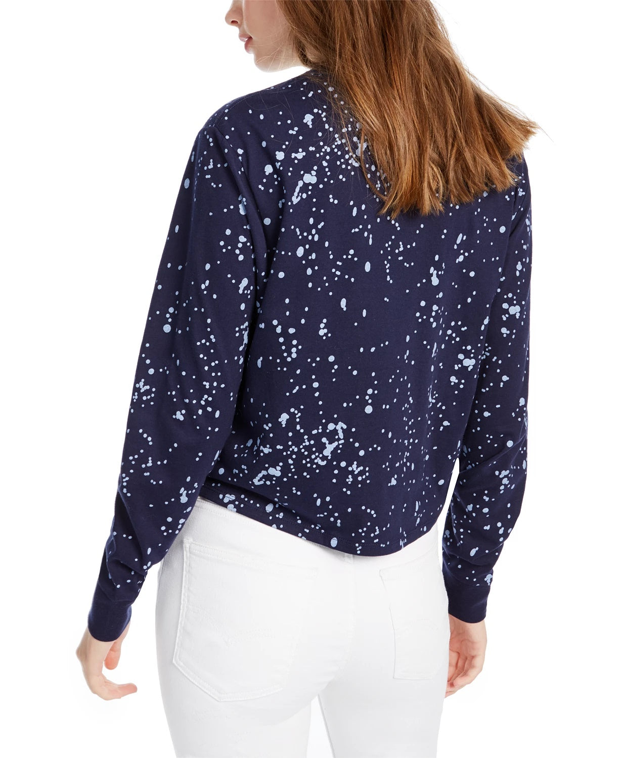 Blusa com estampa gráfica Stitch da Disney Junior, tamanho P, azul