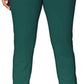 Jeans feminino plus size com controle de barriga e perna justa, estilo &amp; co, verde, tamanho 24
